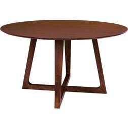 House Nordic Hellerup Dark Brown Spisebord 137cm