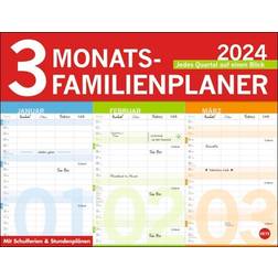 Heye 2024 3-Monats-Familienplaner 44x34cm
