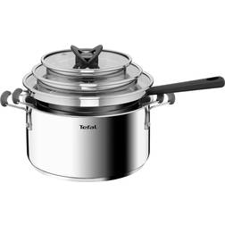 Tefal Opti'Space Sett med lokk 6 deler