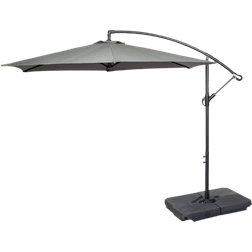 GardenCo Cantilever Banana Parasol with Bases and Cover 300cm