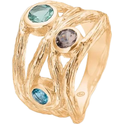 Studio Z Evergreen Ring - Gold/Multicolour