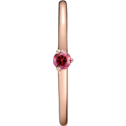 Pandora Solitaire Ring - Rose Gold/Red