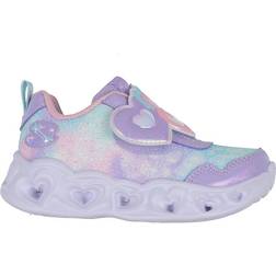 Skechers Girl's Heart Lights Lovin Reflection - Lavender/Light Pink