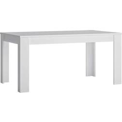 Furniture To Go Lyon Large Extending White High Gloss Dining Table 90x200cm