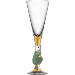 Orrefors Nobel The Sparkling Devil Green Champagne Glass 19cl