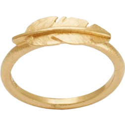 Heiring Feather Mini Ring - Gold