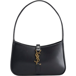 Saint Laurent Le 5 A 7 Mini Smooth Leather Shoulder Bag - Noir