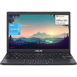 ASUS 2024 Newest Vivobook Go L210 Laptop, 11.6" Display, Intel Celeron N4020, 4GB RAM, 192GB Storage(64GB eMMC + 128GB SD Card), 1 Year of Office 365, Windows 11 Home in S Mode, with USB WiFi Adapter