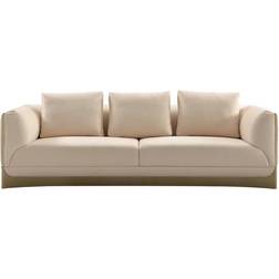 JVMoebel Morden Beige Sofa 290cm 2Stk. 3-Sitzer