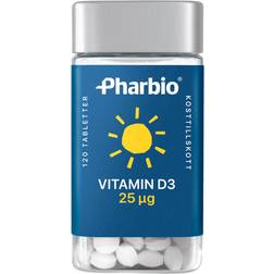 Pharbio Vitamin D3 25µg 120 st