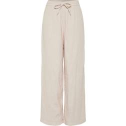 Pieces Pcmastina Wide Leg Trouser - Silver Grey