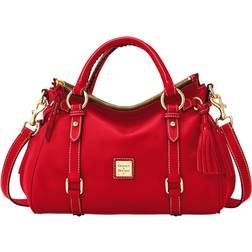 Dooney & Bourke Handbag, Pebble Grain Satchel Red