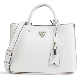 Guess Meridian Girlfriend Satchel - White