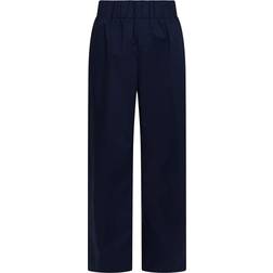 Neo Noir Yana Poplin Pants - Navy