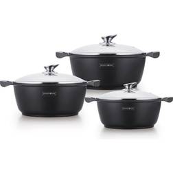 Royalty Line - Cookware Set with lid 6 Parts