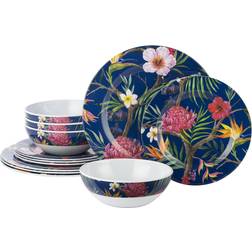 Waterside Tropical Dinner Set 12pcs