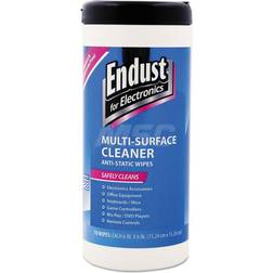 Endust Antistatic Premoistened Wipes For Electronics