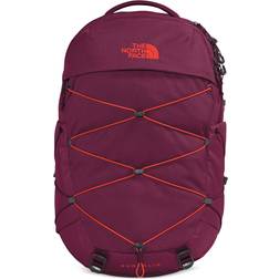 The North Face Borealis Backpack - Boysenberry Light Heather/Fiery Red