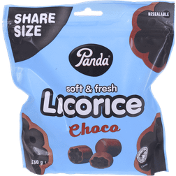 Panda Soft Licorice Chocolate 330g