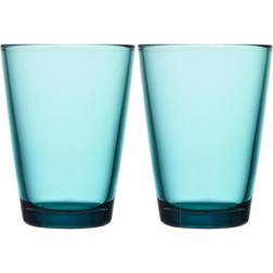 Iittala Kartio Sea Blue Drinking Glass 13.5fl oz 2