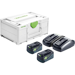 Festool SYS 18V Energy Set 2 x 5.0Ah TCL6 Duo in Systainer