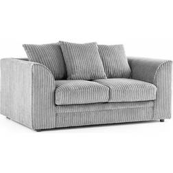 Debenhams Luxor Jumbo Silver Sofa 150cm 2 Seater