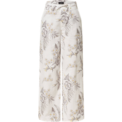 Monari Marlene Pants - Smokey Taupe Patterned