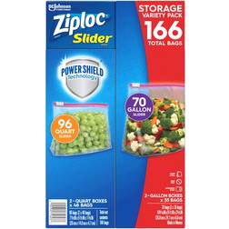 Ziploc Slider Storage Bags Plastic Bag & Foil