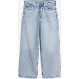 H&M & Baggy Wide Low Jeans Blue