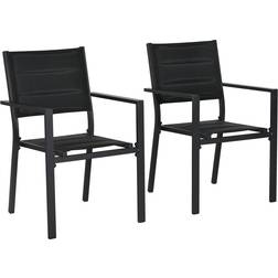 OutSunny 2 PCs Garden Dining Chair