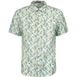 No Excess All-Over Print Shirt - Aqua