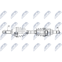 NTY Drivaxel NPW-VW-155