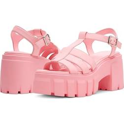 Madden Girl Galexia Strappy Platform Fisherman Sandals Pink 7.5M