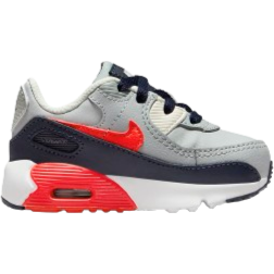 Nike Air Max 90 LTR TD - Light Smoke Grey/Dark Obsidian/Phantom/Bright Crimson