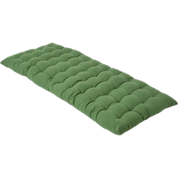 Homescapes Garden Bench 2 Seater Dark Olive Chair Cushions Green (108x42cm)