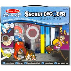 Melissa & Doug Secret Decoder Deluxe Activity Set On the Go