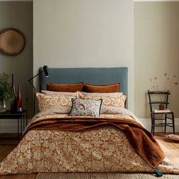 Morris & Co Sunflower Duvet Cover Orange, Beige (200x200cm)