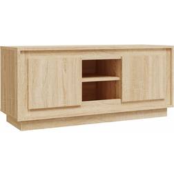 vidaXL Engineered Wood Sonoma Oak TV Bench 102x45cm