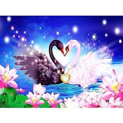 PPMP Swan Animal Diamond Painting Cross Stitch Kit