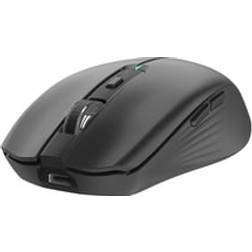 Deltaco Silent Rechargeable Wireless Mouse with BT+2.4GHz Connection