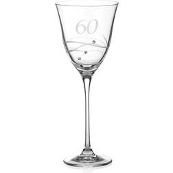 Diamante Home 60th Birthday Wine Glass 31cl