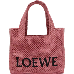 Loewe X Paula's Ibiza Font Logo Mini Tote Bag - Sunset Pink