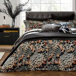 Ted Baker Feathers Duvet Cover Orange, Black (274.3x243.8cm)