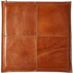 Dacore Buffalo Leather Stolehynde Brun (38x38cm)