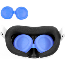 Vortex VR Silikon-Linsenschutz für Meta Quest 3 Schwarz Blue