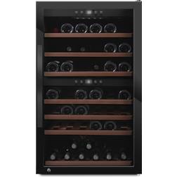 mQuvée Free-Standing Wine Fridge WineExpert 66 Fullglass Black Black