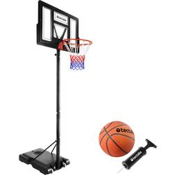 tectake Basketball Hoop Ball Net Pump 230-305 cm