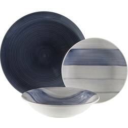 Versa Leanne Dark Blue Spisestel 18stk