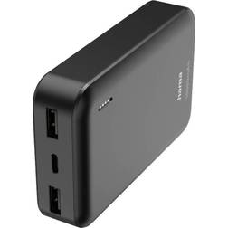 Hama Pocket 10 10000 mAh Powerbank, Grau