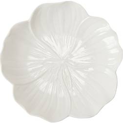 Stiernholm Flora White Flat tallerken 25cm